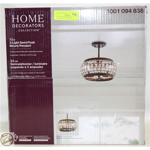 NEW HOME DECORATORS COLLECTION - 13 INCH