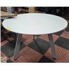 Image 1 : ROUND TOP TRI LEGGED TABLE H-29.5" DIAMETER-42"