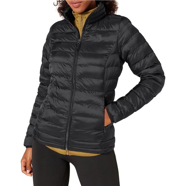 NEW AMAZON ESSENTIALS LARGE BLACK JACKET