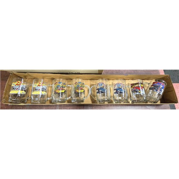 EDMONTONS SUMMER CRUISE GLASSWARE QTY 8 ASSORTED