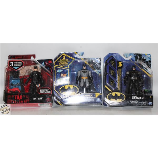 SEALED 3 DC SPINMASTER ACTION