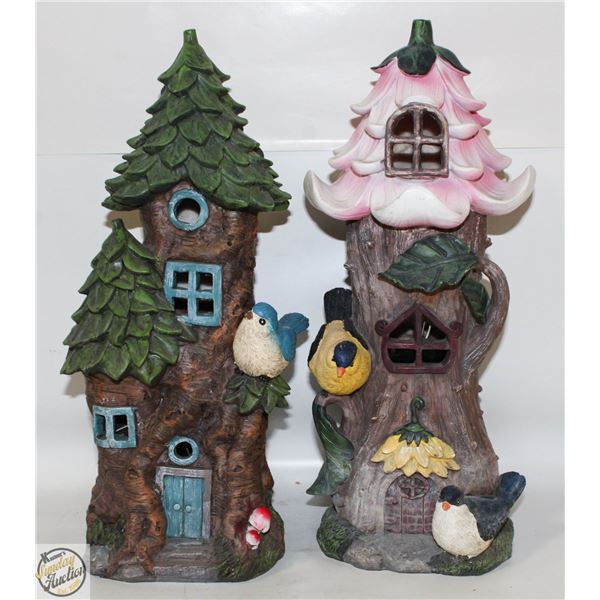 LOT OF 2 DECORATIVE OUTDOOR