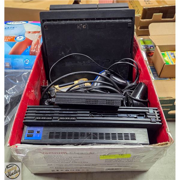 ESTATE BOX WITH PLAYSTATION CONSOLES AND