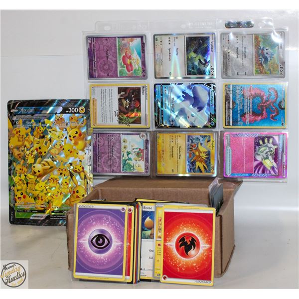 FLAT WITH 250 LOOSE POKEMON CARDS AND