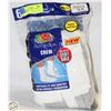 Image 1 : WHITE CREW SOCKS 12-16 SIZE 6-PACK FRUIT OF THE
