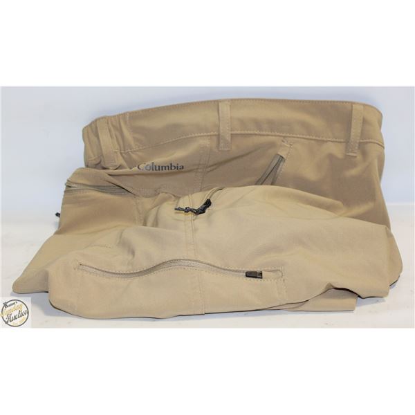 MENS NEW COLUMBIA SUPER LIGHTWEIGHT PANTS