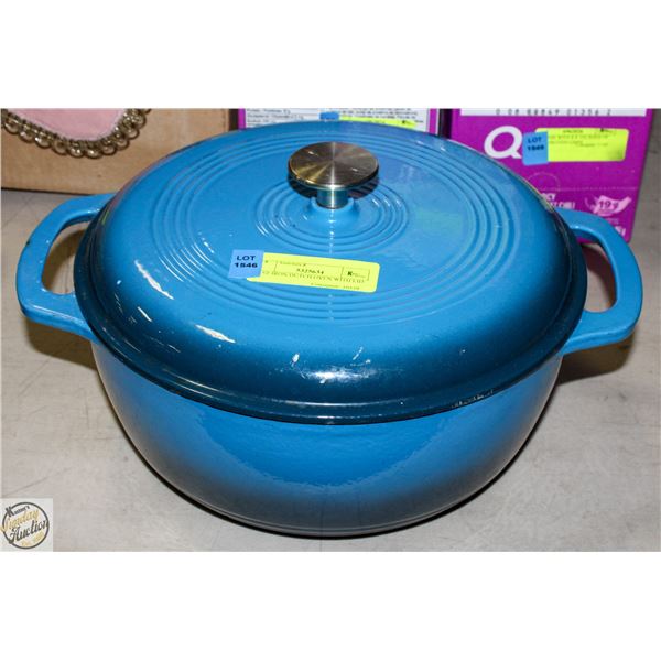 CAST IRON DUTCH OVEN WITH LID