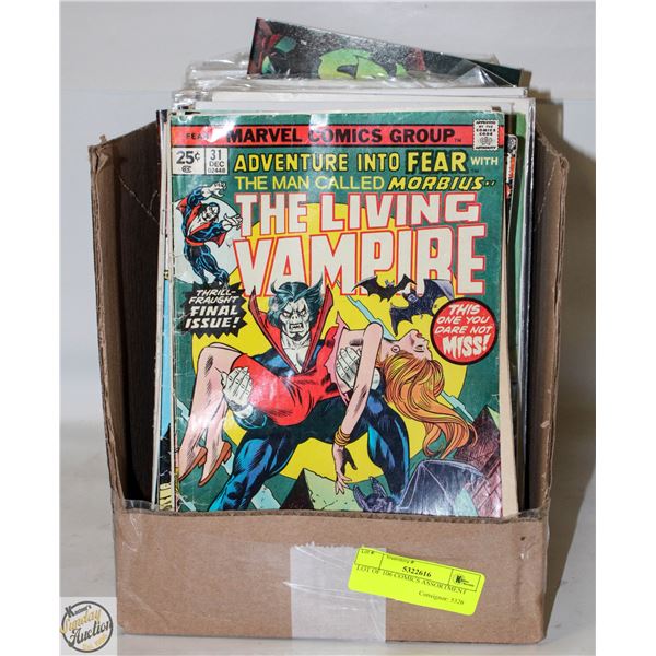 LOT OF 106 COMICS ASSORTMENT