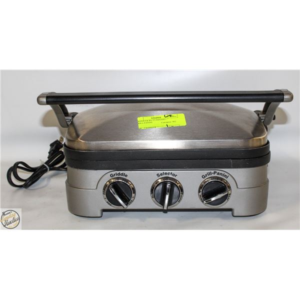 GRIDDLER BY CUISINART - GRILL/PANINI