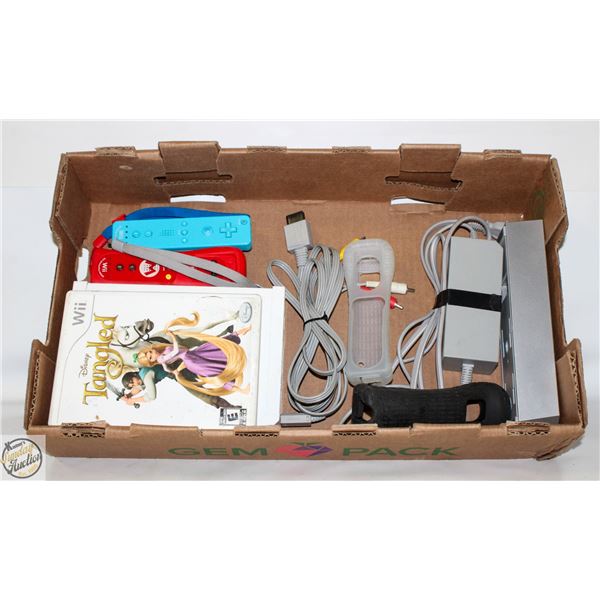 UNTESTED WII CONSOLE, REMOTE