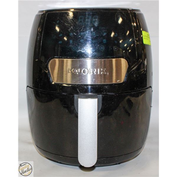 BLACK KALORIK AIR FRYER (MEDIUM SIZE)