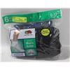 Image 1 : BLACK ANKLE SOCKS 6-12 SIZE 6-PACK FRUIT OF THE