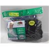 Image 1 : BLACK ANKLE SOCKS 6-12 SIZE 6-PACK FRUIT OF THE