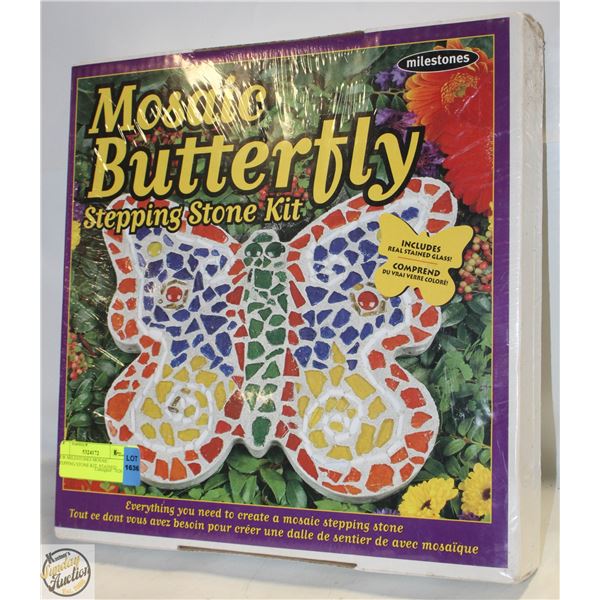 NEW MILESTONES MOSAIC STEPPING STONE KIT, STAINED