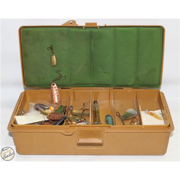 FISHING TACKLE BOX WITH TACKLE