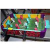 Image 1 : TABLE TOP FOOSBALL GAME COMPLETE WITH SOCCER BALL