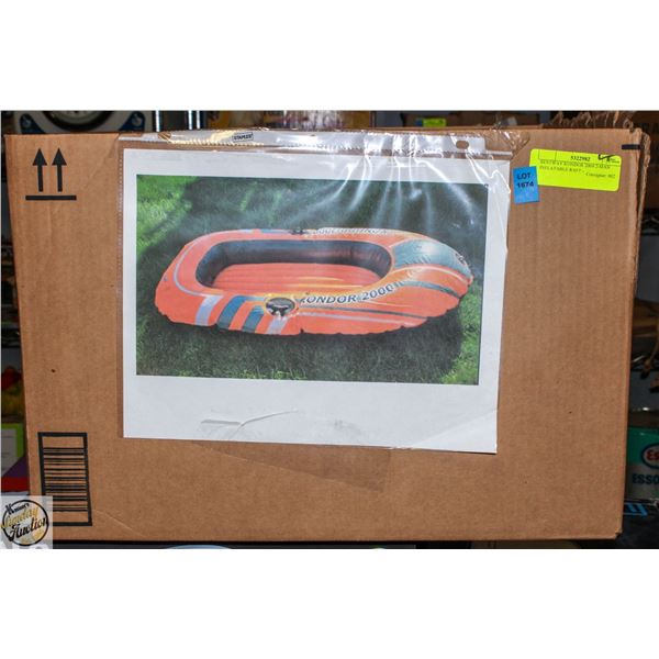 BESTWAY KONDOR 2000 2-MAN INFLATABLE RAFT -