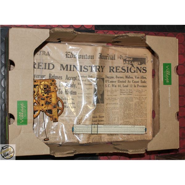 ORIGINAL 1935 EDMONTON JOURNAL NEWSPAPER +