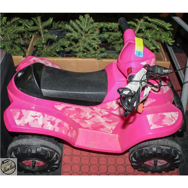 PINK KIDS ELECTRIC THUMB PUSH ACCELERATION