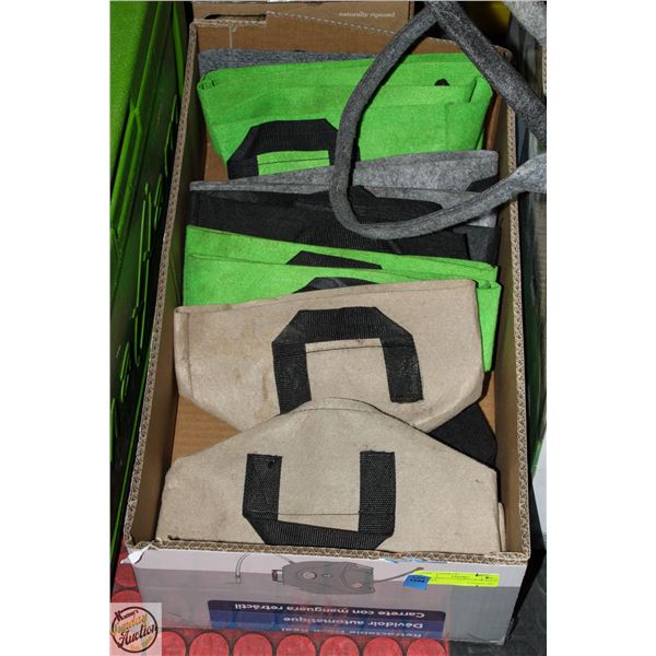 BOX WITH 14 GARDEN GROW BAGS - FABRIC
