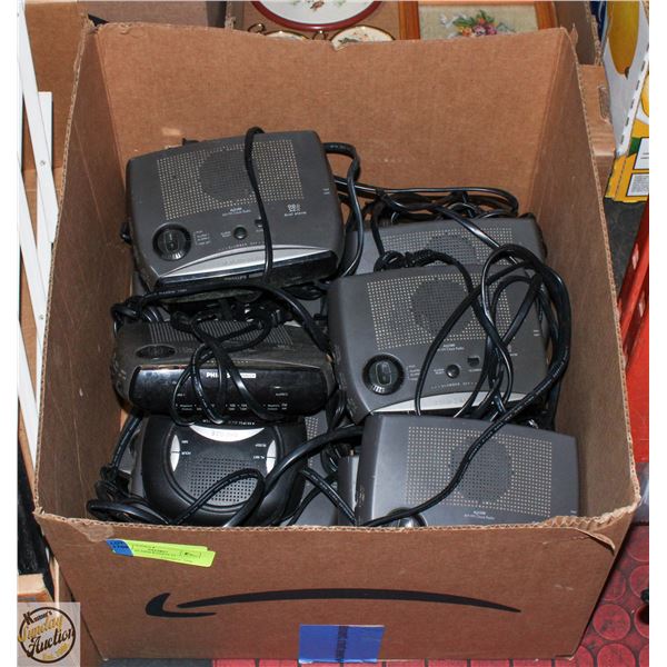 CLOCK ALARM RADIOS 13