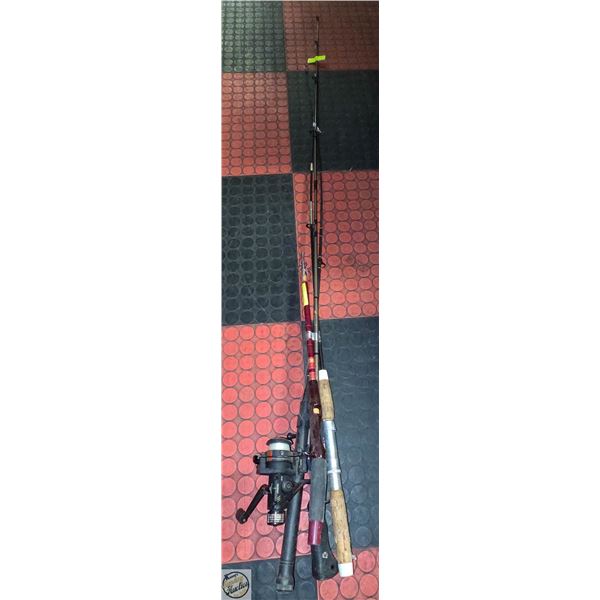 VINTAGE FISHING RODS & REELS - ESTATE