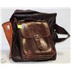 Image 1 : 3 LEATHER VINTAGE MAN BAGS TOGETHER-ESTATE