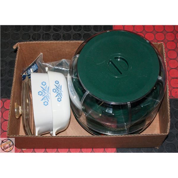 CORNINGWARE CASSOROLE DISHES + KITCHEN