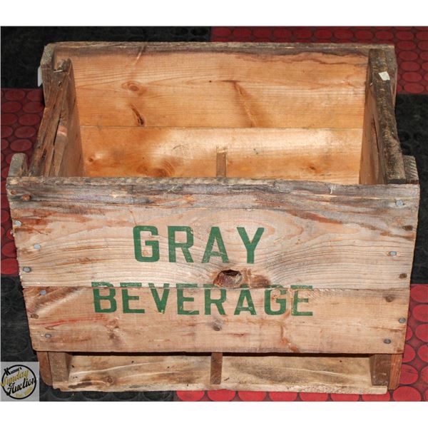 WOOD CRATE VINTAGE