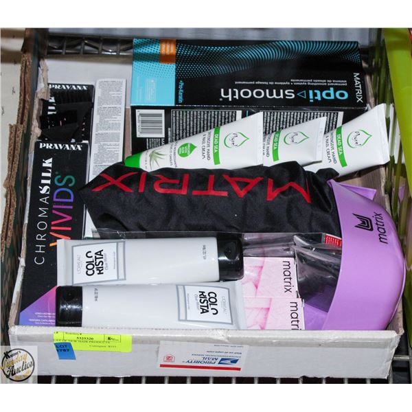 FLAT OF NEW HAIR PRODUCTS