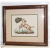 Image 1 : ESTATE FRAMED CROSS STITCH/PETIT POINT 12.25" X