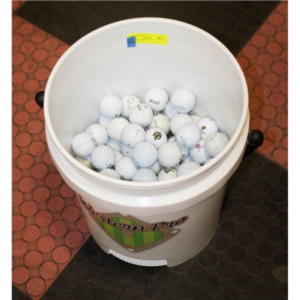 (12 DOZEN) GOLF BALLS IN 5-GALLON PAIL