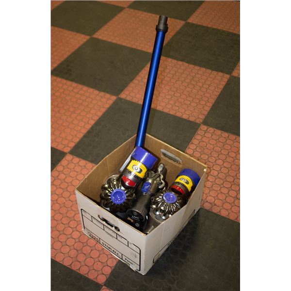 LOT OF DYSON HANDHELD VACUUMS