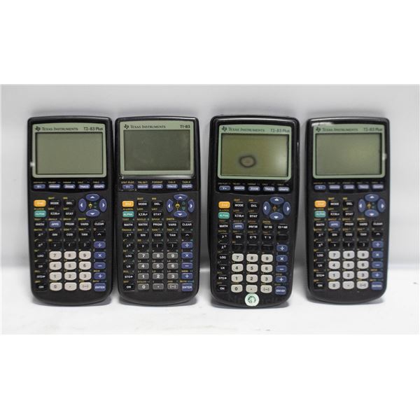 LOT OF TI-83 CALCULATORS UNTESTED