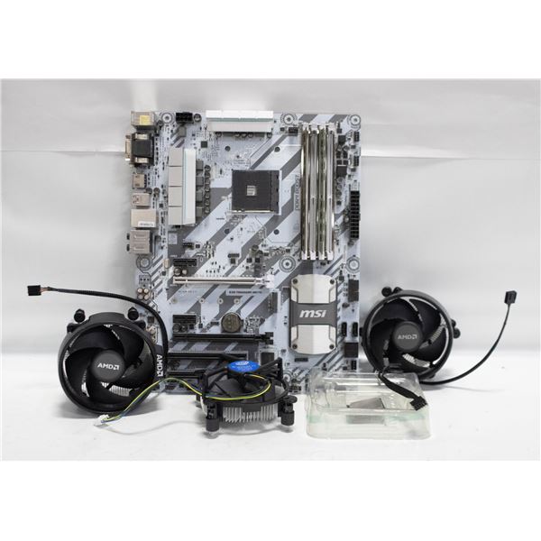 LOT OF PC MOTHERBOARDS, PROCESSORS, ETC