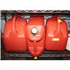 Image 1 : LOT OF LARGE RED FUEL CANS