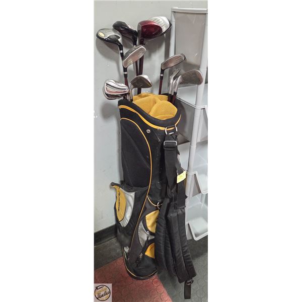 FULL SET OF WILSON PRO STAFF GOLF CLUBS AND GOLF