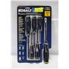 Image 1 : NEW KOBALT 6PC DIAMOND COATED TIP SCREWDRIVER SET