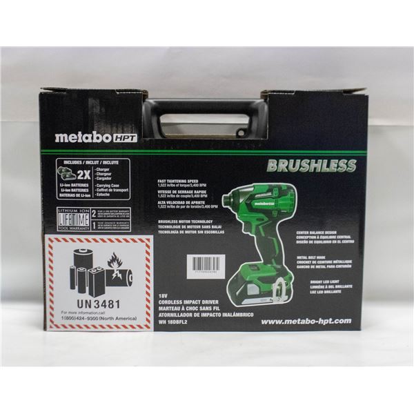 BRAND NEW METABO HPT 18VOLT CORDLESS IMPACT DRIVER
