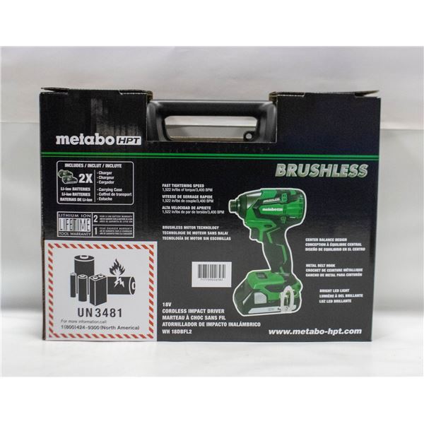 BRAND NEW METABO HPT 18VOLT CORDLESS IMPACT DRIVER