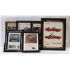 Image 1 : FRAMED PRINTS - 6 FRAMED ADS OF DODGE AND