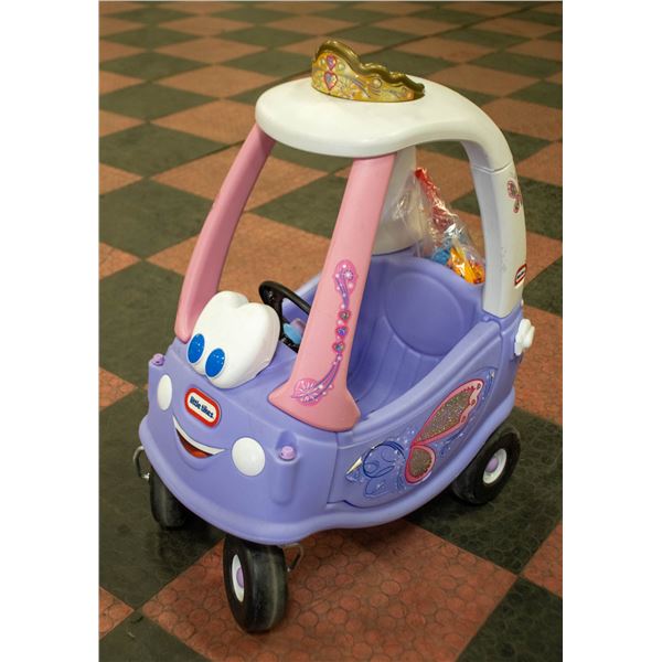 LITTLE TIKES COZY COUPE PINK PURPLE