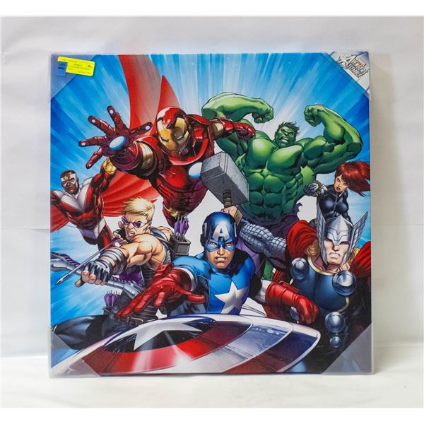 MARVEL AVENGERS ASSEMBLE CANVAS WALL