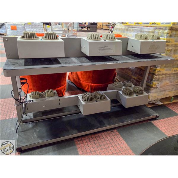 INDUSTRIAL 3 STATION HAND AND FOOT DRYER