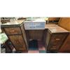 Image 1 : VINTAGE KIDS VANITY DRESSER/TABLE-FOR REFURBISHING