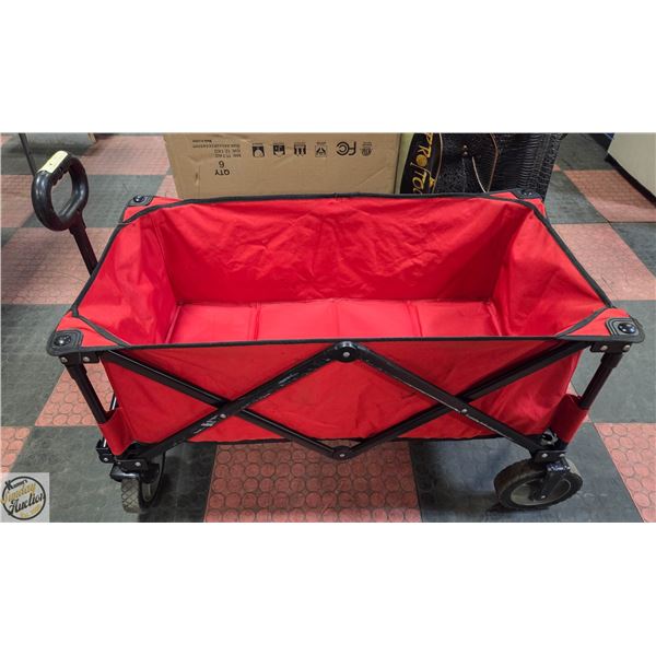 OZARK TRAIL CANVAS WHEELED CART WITH ZIPOFF