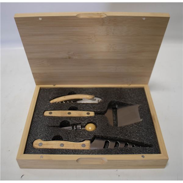 INSURANCE CLAIM: MCCOR CHEESE & WINE SET