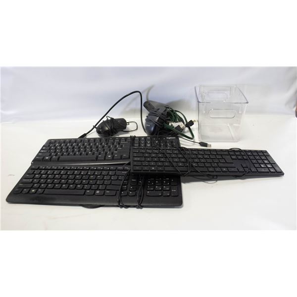 INSURANCE CLAIM: FLAT OF USB KEYBOARDS & MICE