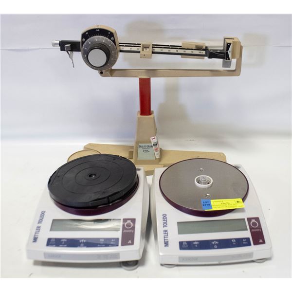 INSURANCE CLAIM: LOT OF 2 PARTIAL METTLER TOLEDO
