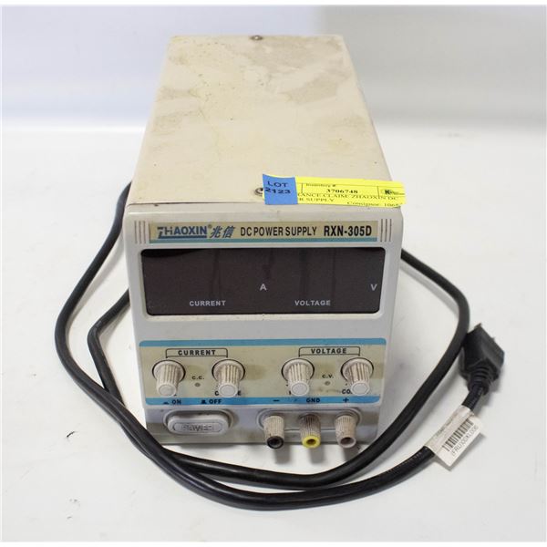 INSURANCE CLAIM: ZHAOXIN DC POWER SUPPLY